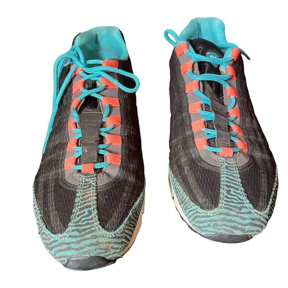 Nike Air Max 95 Premium Tape Zebra Sneakers Beaters Project Shoes Men’s SZ 9.5 - Picture 4 of 6